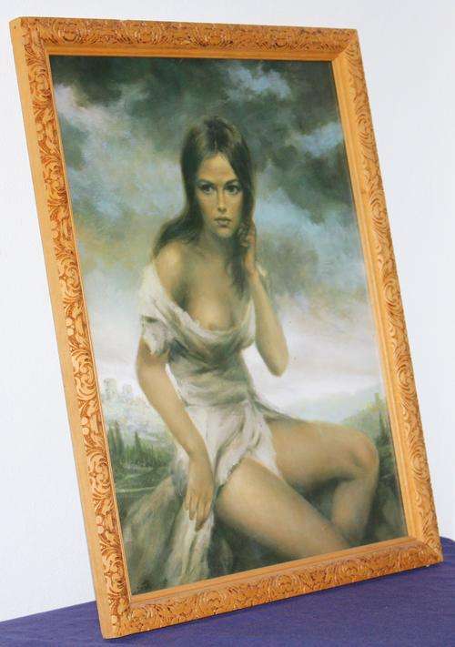 Framed Print of a Lady