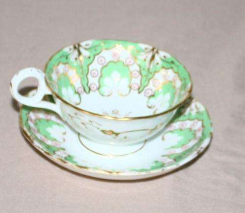 Davenport cup and saucer No 1