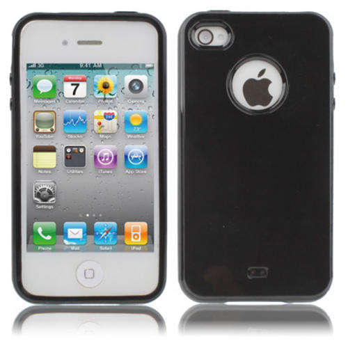 Smooth TPU Case for iPhone 4 & 4S , iPhone 4(CDMA) , Black