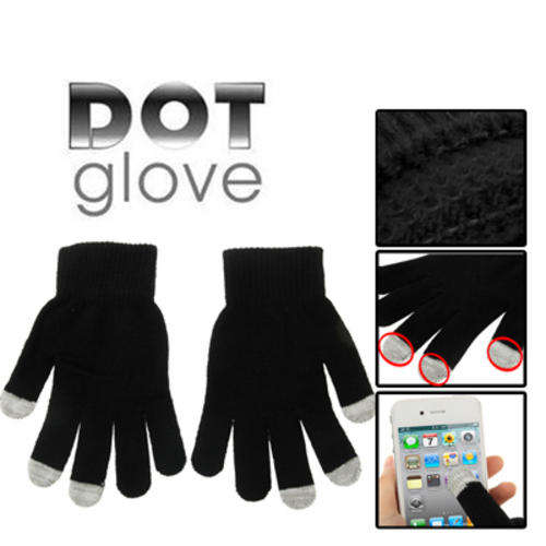 Dot Gloves of touch screen for iPhone 5, iPhone 4 & 4S, iPhone 3G/3GS, iPhone, iPad, BlackBerry