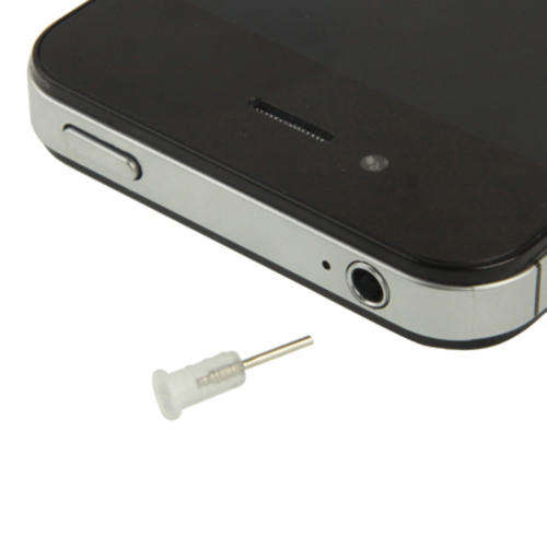 Earphone slot Anti-dust Stopper for iPhone 4 & 4S (Transparent)