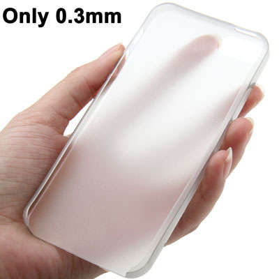 0.3mm Ultra Thin Polycarbonate Materials TPU Protection Shell for iPhone 5 (Transparent)