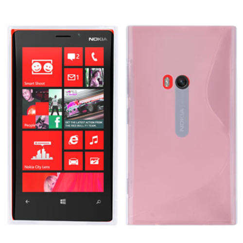 S Type TPU Protection Case for Nokia Lumia 920 (Transparent)