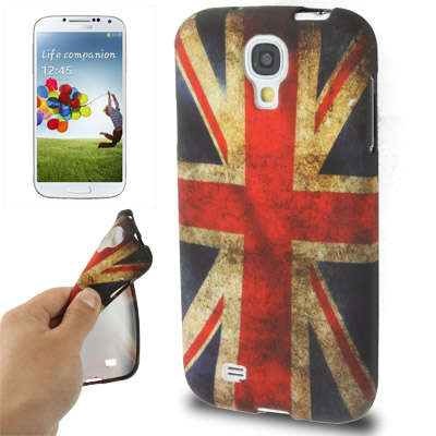 Retro United Kingdom Flag Pattern TPU Case for Samsung Galaxy S4 / i9500