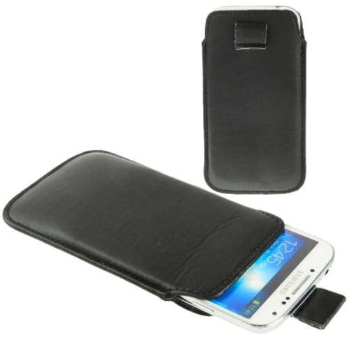 Universal Leather Case Pocket Sleeve Bag with Pull Tab for Samsung S4 / Note 3 or similar size