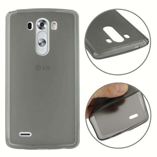 Anti-skid Frosted TPU Case for LG G3 / D-850 / LS-990 / D855 (Grey)