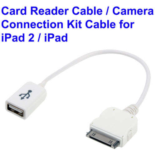 Camera / iPhone / iTouch Connection Kit Cable for iPad 2 / iPad (White)