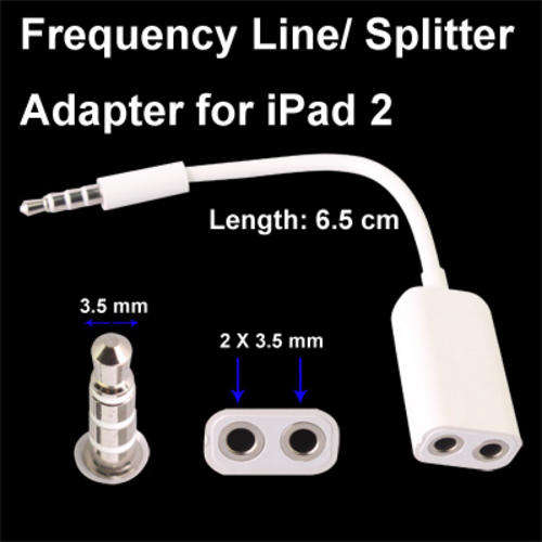 Headphone Frequency Line/ Splitter Adapter