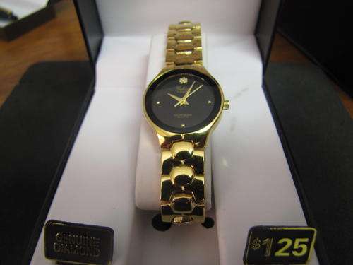Galaxie by Elgin, ladies gold link bracelet watch - NIB