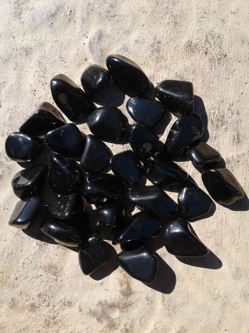 Black Tourmaline Tumble Stones