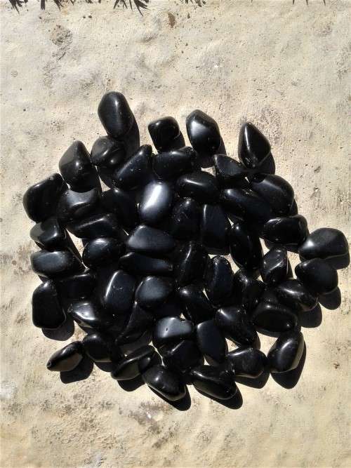 Black Obsidian Tumble stones