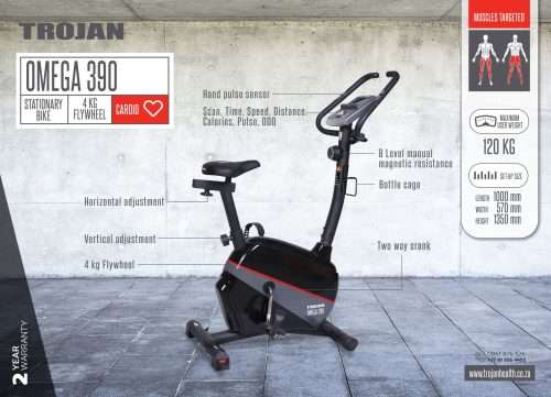 Trojan omega 390 exercise cycle hotsell