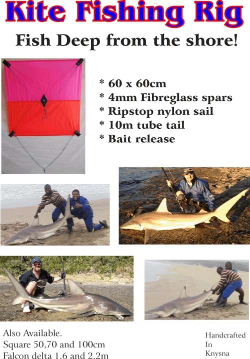 ** Last days of Special ** Fisherking Kite-fishing kites (Pick colour/size on next page)