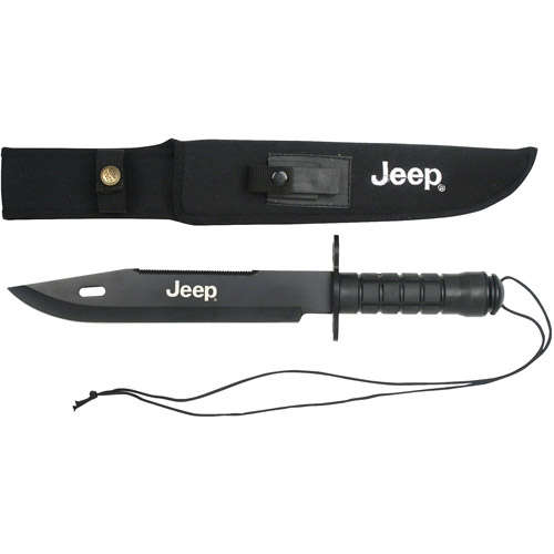 JEEP ULTIMATE SURVIVAL KNIFE 15" WITH COMPASS!!