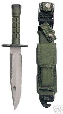 M-9 Military Rifle Bayonet Survival Knife Sheath OD Green