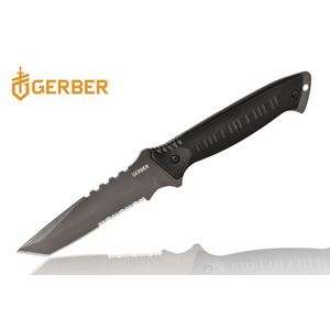 GERBER WARRANT TANTO S/E FIXED BLADE TACTICAL KNIFE BLACK SHEATH
