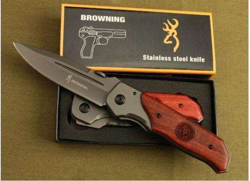BROWNING DA30 Air Force Tactical Pocket Knife, Titanium Finish - 3 on Auction!!