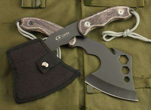 CK CAVRA F05 Black Latest Camping Tool Survival AXE - 2 on Auction!!