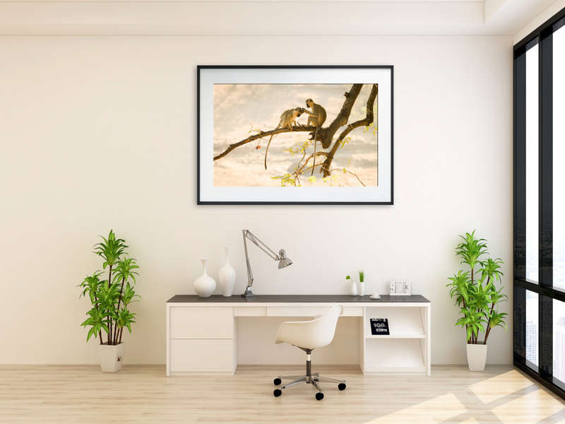Golden Forest - Wildlife Print