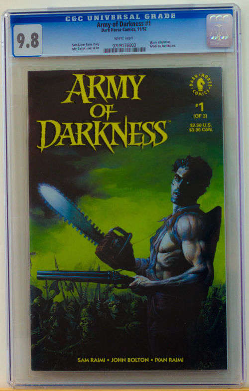 Dark Horse Comics - Evil Dead - Army of Darkness (1992 1st Series- 1st Print)  CGC 9.8 #1