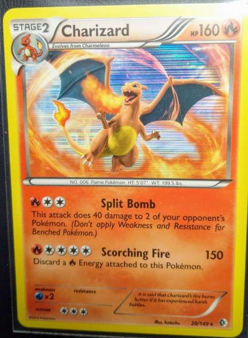 POKEMON TRADING CARDS - Charizard - 20/149 - Holo Rare Boundaries Crossed Singles +FREE SHIPPING