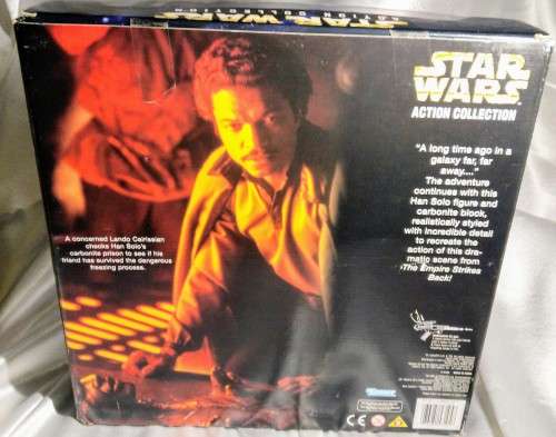 1998 KENNER - STAR WARS - 30CM HAN SOLO AND CARBONITE  PRISON