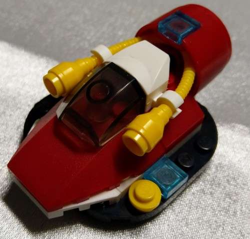 SLUBAN - BUILDER BLOCKS (LEGO) - MINI FIRE SPACESHIP