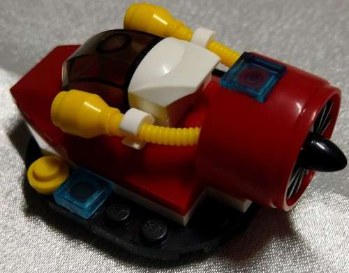 SLUBAN - BUILDER BLOCKS (LEGO) - MINI FIRE SPACESHIP