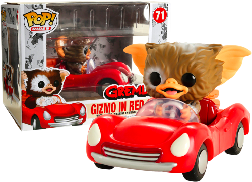 Funko Pop - Gremlins- Large Gizmo in Red Car  - Funko Rides -Special Edition Ltd to 50 in SA