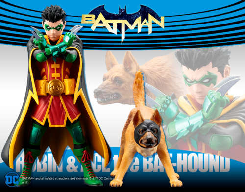 Kotobukiya Robin and Ace The Bat Hound ArtFX Statue