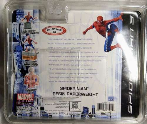 2007 SPIDER-MAN 3 - SEALED SOLID RESIN BUST - 14CM