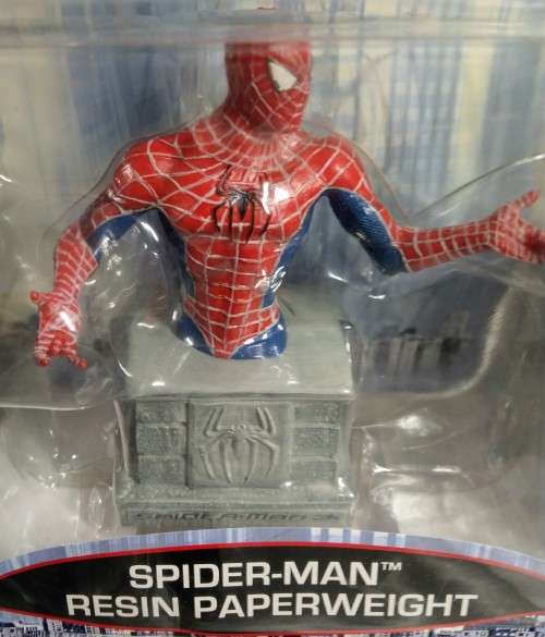 2007 SPIDER-MAN 3 - SEALED SOLID RESIN BUST - 14CM