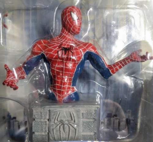 2007 SPIDER-MAN 3 - SEALED SOLID RESIN BUST - 14CM