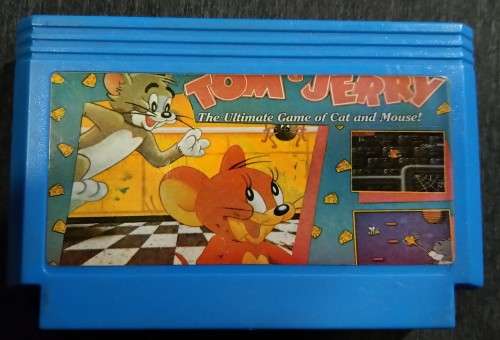 RETRO FAMICOM GAME CARTRIDGE - TOM AND JERRY