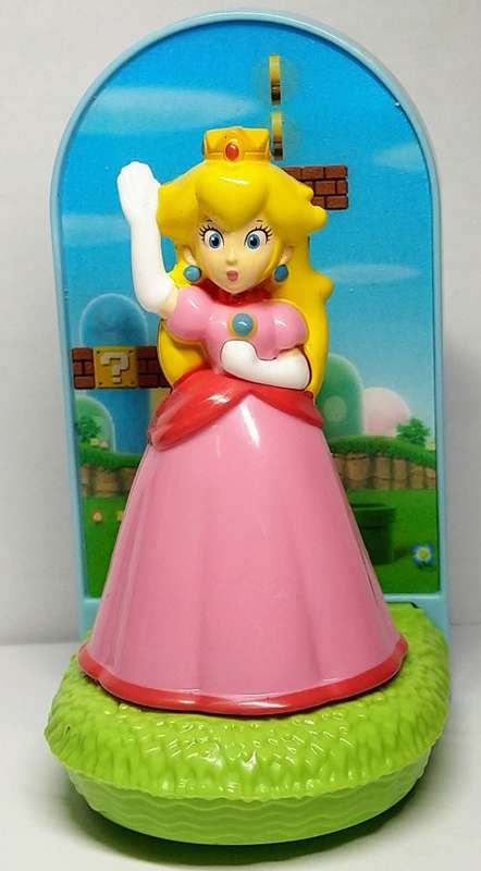 NINTENDO FOR McDONALDS - SUPER MARIO BROS. - PRINCESS PEACH WITH GAME DIORAMA
