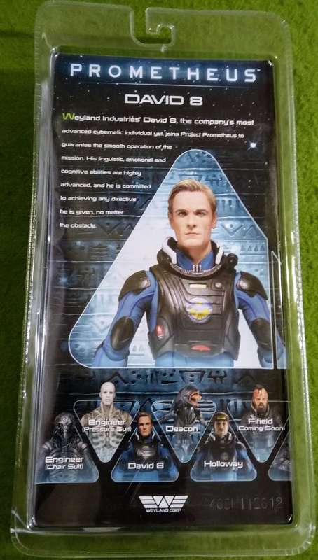 RARE  2012 NECA - PROMETHEUS - DAVID 8 ALIENS 7 ACTION FIGURE