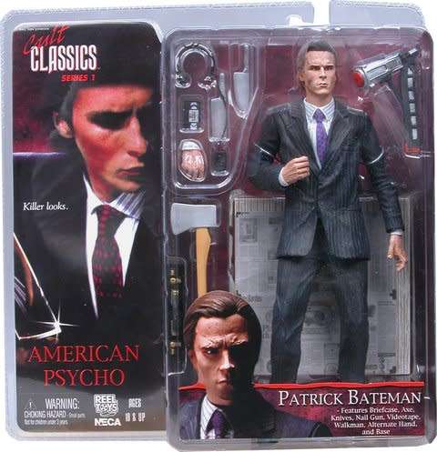 NECA Cult Classics Series 1 - American Psycho - Patrick Bateman 18 cm Figure