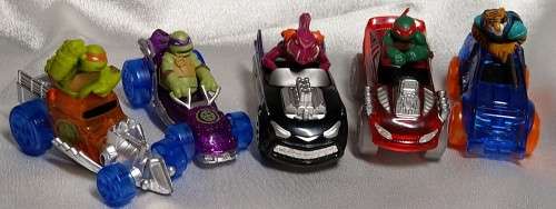 2014 PLAYMATES/VIACOM - DIE CAST TMNT VEHICLES LOT - TEENAGE MUTANT NINJA TURTLES