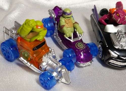 2014 PLAYMATES/VIACOM - DIE CAST TMNT VEHICLES LOT - TEENAGE MUTANT NINJA TURTLES