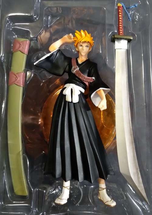 MEGAHOUSE - BLEACH - ICHIGO KUROSAKI FIXED FIGURE 23CM - RARE