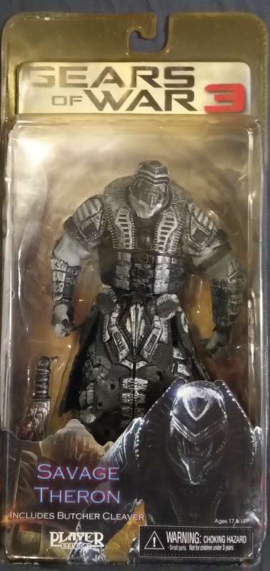 2012 NECA Gears of War 3 Savage Theron Butcher Cleaver 7` Action Figure Fp20 Sealed!