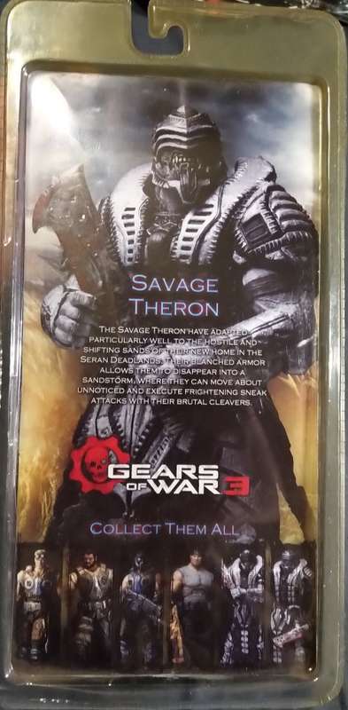2012 NECA Gears of War 3 Savage Theron Butcher Cleaver 7` Action Figure Fp20 Sealed!