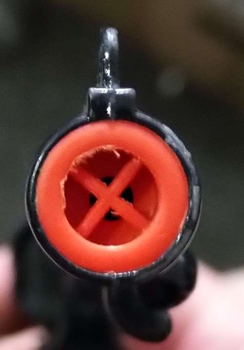 ORIGINAL CLASSIC DIE-CAST  8 SHOT JENNY REVOLVER CAP GUN - BY EDISON GIOCATOLLI - GORGEOUS