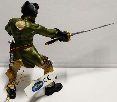 ORIGINAL PAPO - SEA PIRATES - CAPTAIN PIRATE FIGURE - APPROX 12CM
