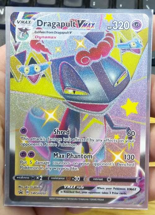 POKEMON CARDS - Dragapult VMAX - SWSH097 - Shiny Promo Pokemon Sword and Shield Promos*