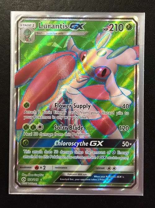 POKEMON CARDS - Lurantis GX - 138/149 - Full Art Ultra Rare Sun and Moon (Base Set) Singles