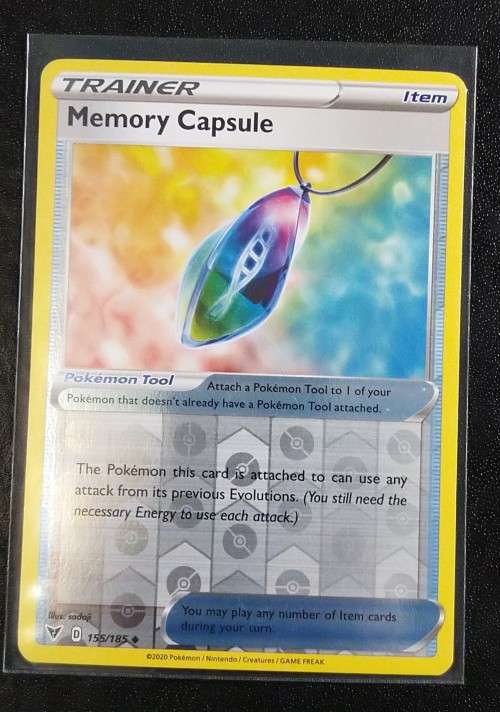 POKEMON CARDS - Memory Capsule - 155/185 - Reverse Holo - Vivid Voltage