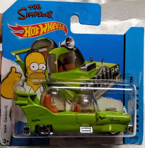 HOT WHEELS / HOTWHEELS - DIE CAST - THE SIMPSONS - THE HOMER