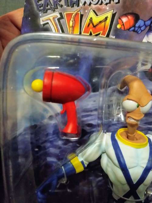 2012 MEZCO - EARTHWORM JIM - ACTION FIGURE - EXTREMELY RARE - SEALED