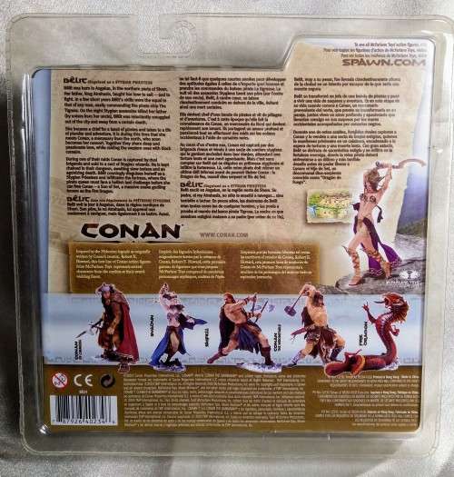 MCFARLANE TOYS - CONAN SERIES 1 - BELIT ACTION FIGURE - SEALED UNIT